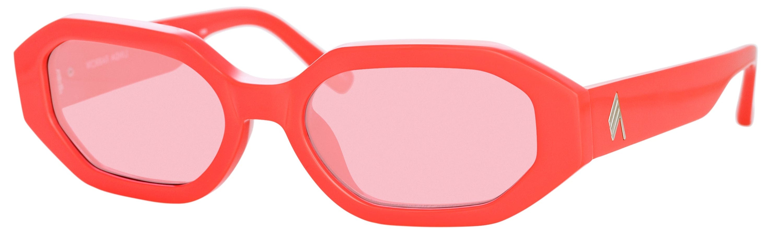 Color_ATTICO14C11SUN - The Attico Irene Angular Sunglasses in Coral