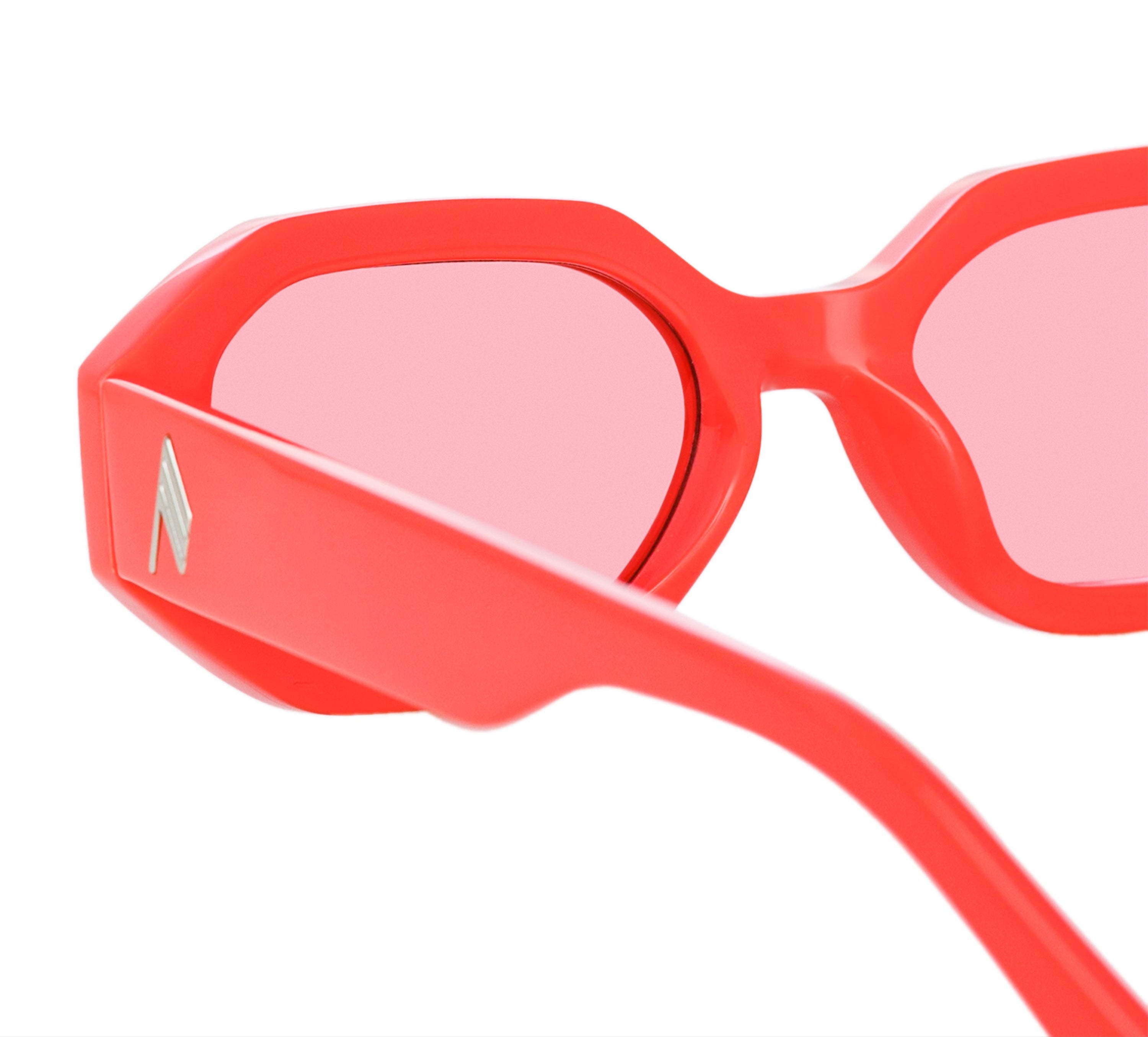 Color_ATTICO14C11SUN - The Attico Irene Angular Sunglasses in Coral