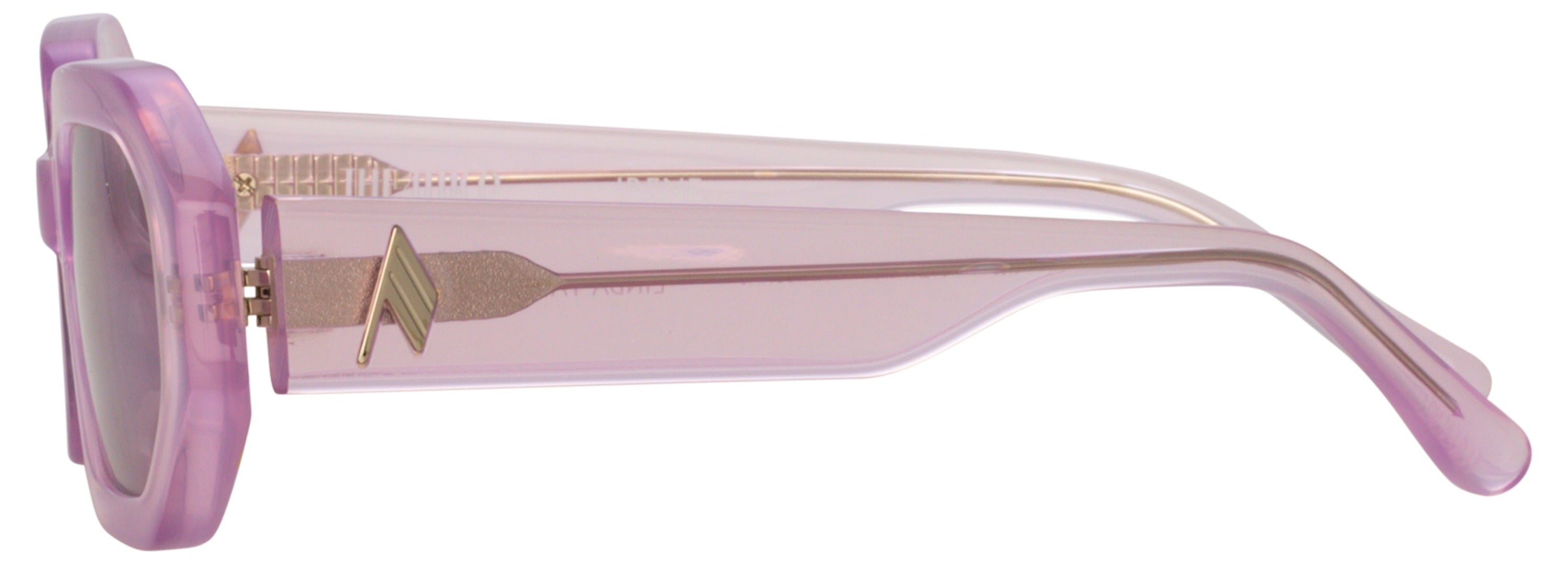 Color_ATTICO14C15SUN - The Attico Irene Angular Sunglasses in Pink 