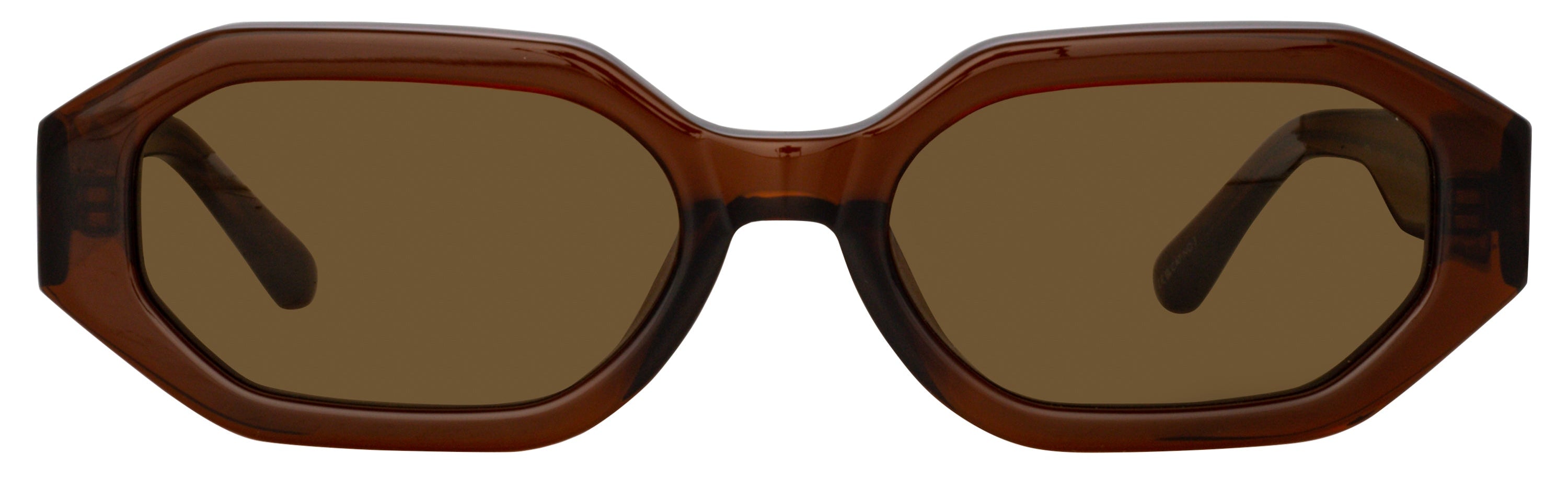 Color_ATTICO14C14SUN - The Attico Irene Angular Sunglasses in Brown