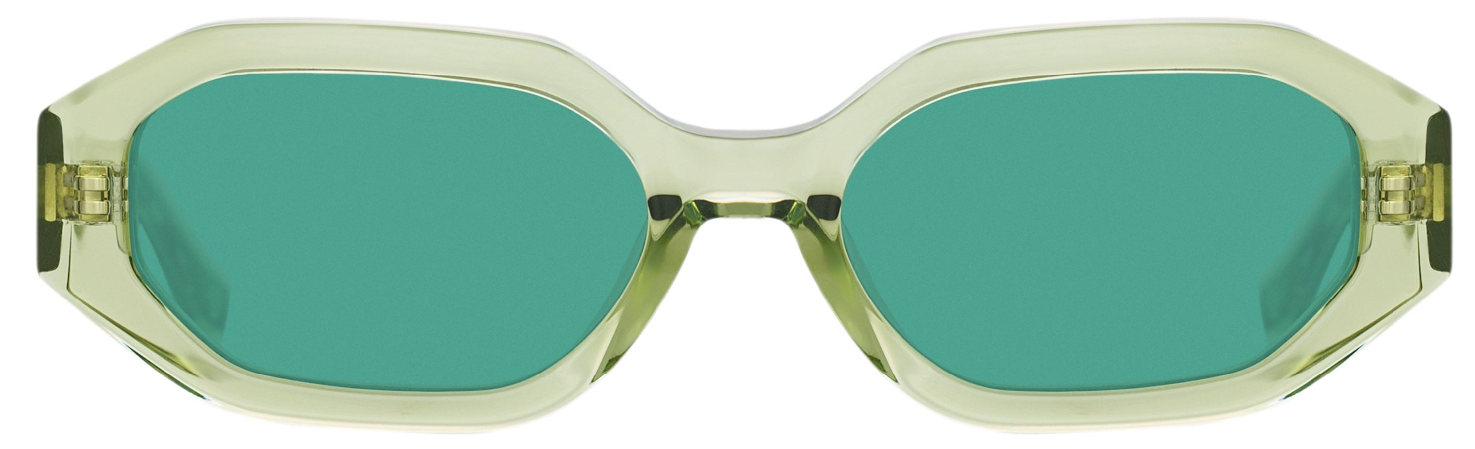 Color_ATTICO14C9SUN - The Attico Irene Angular Sunglasses in Lime