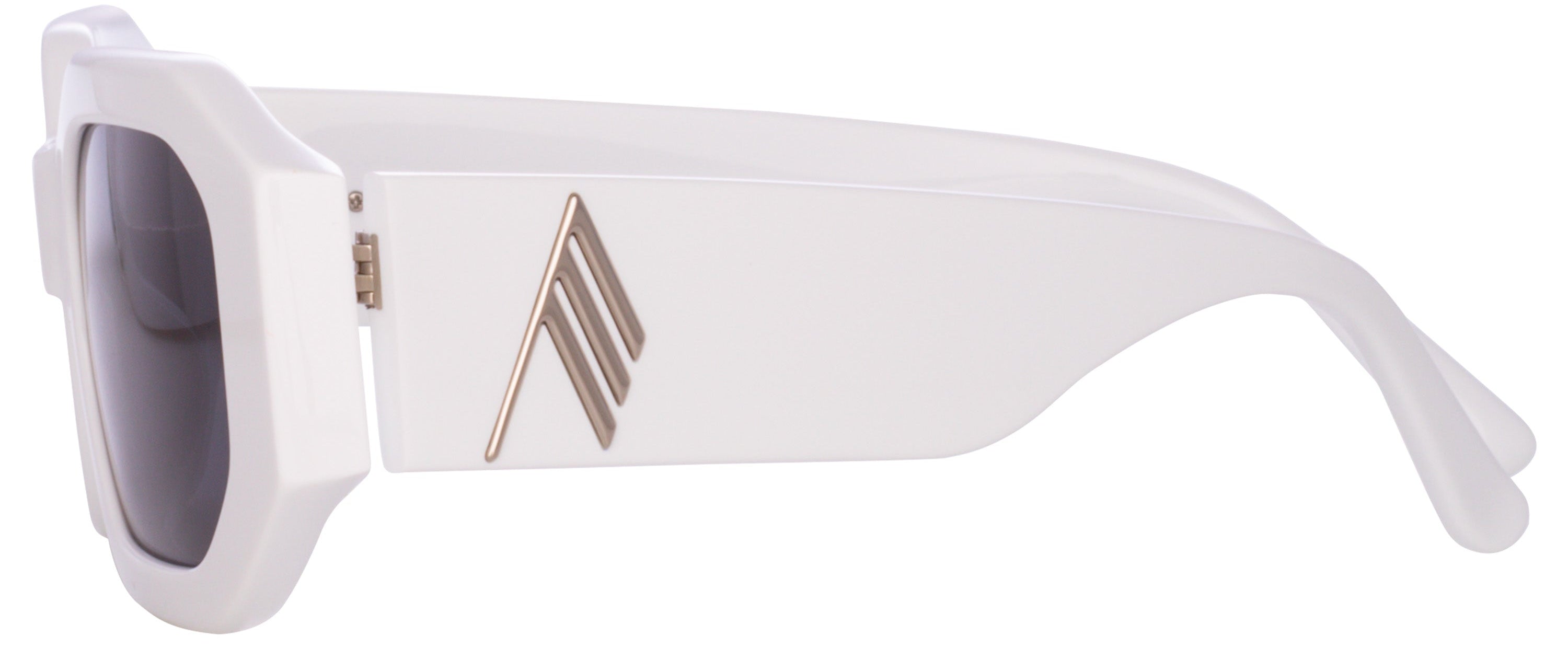 Color_ATTICO45C3SUN - Blake Angular Sunglasses in White