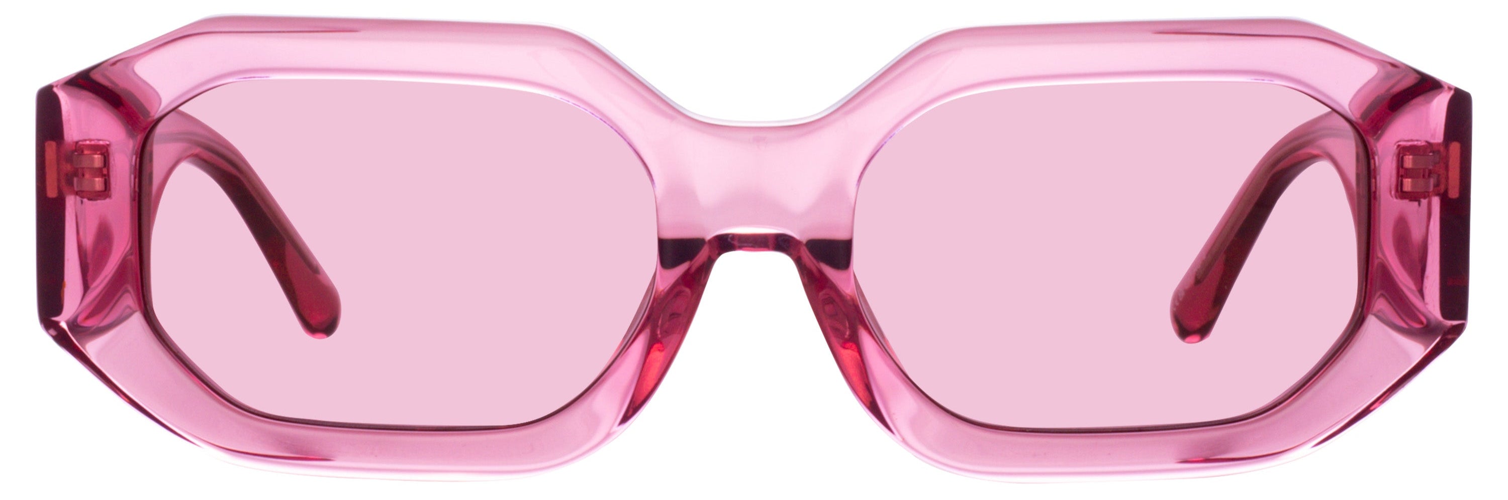 Color_ATTICO45C4SUN - Blake Angular Sunglasses in Pink