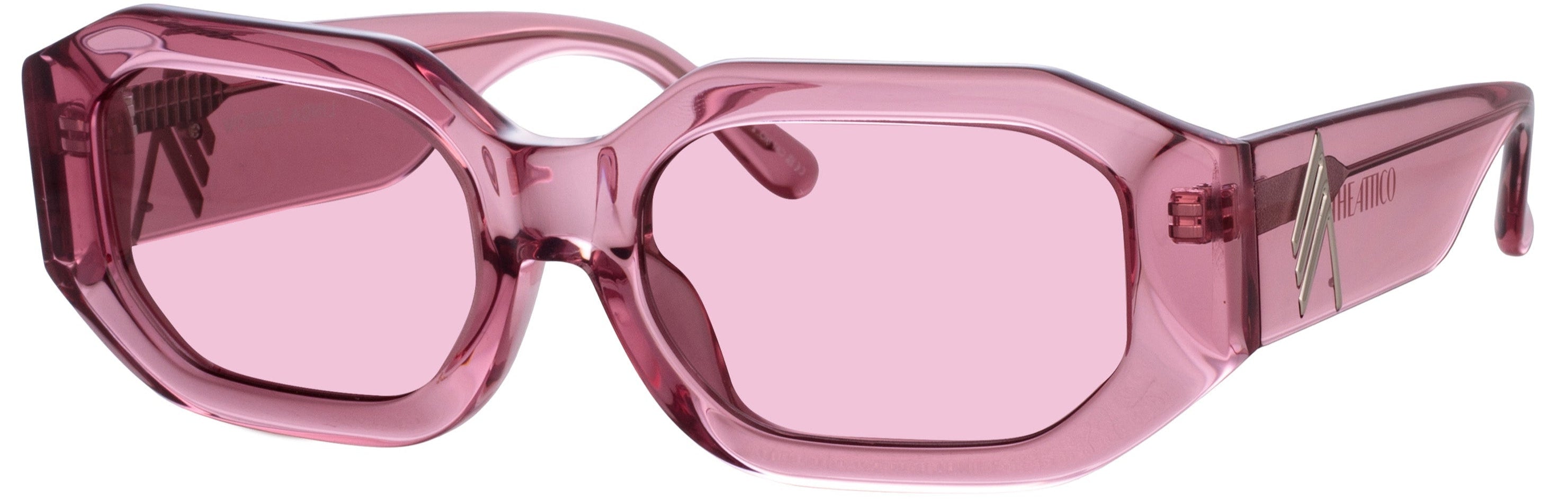 Color_ATTICO45C4SUN - Blake Angular Sunglasses in Pink