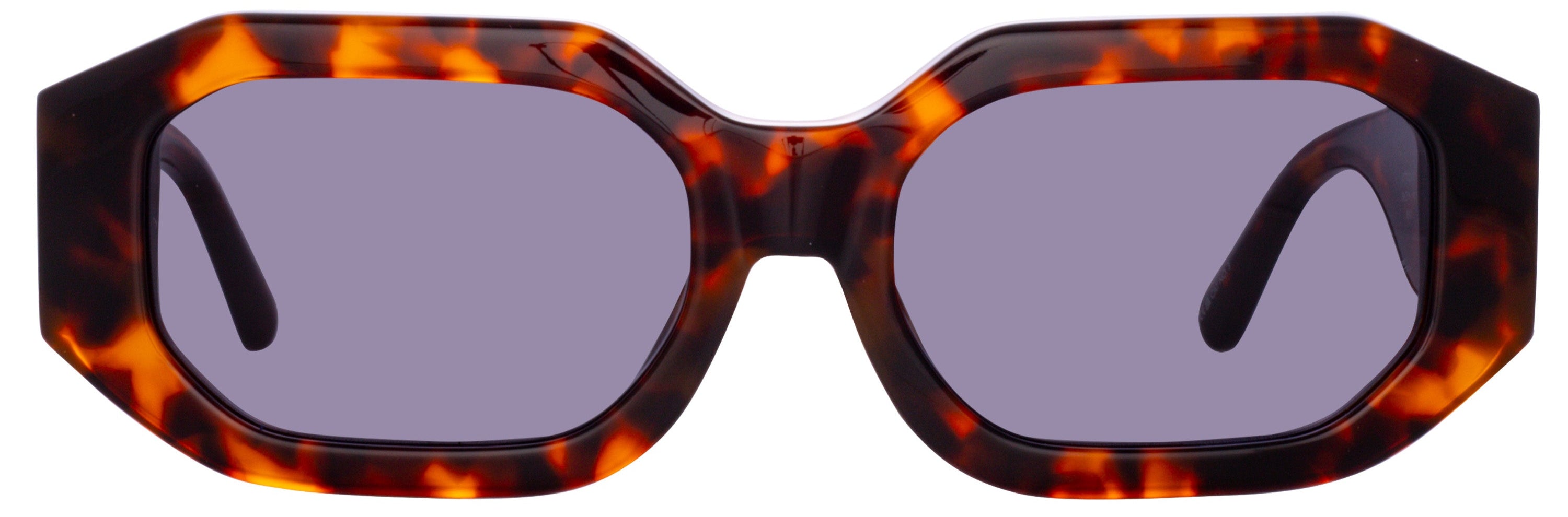 Color_ATTICO45C2SUN - Blake Angular Sunglasses in Tortoise Shel and Blue