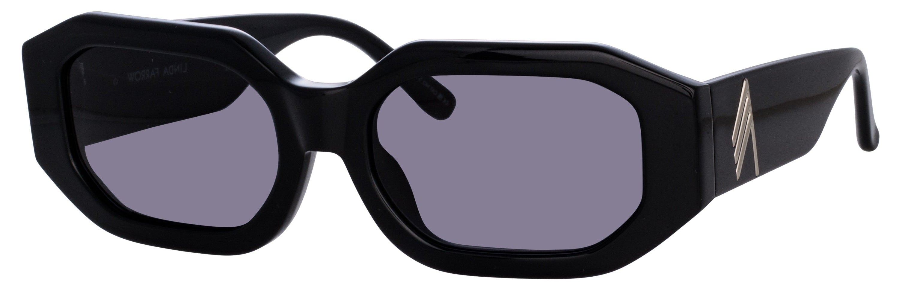 Color_ATTICO45C1SUN - Blake Angular Sunglasses in Black
