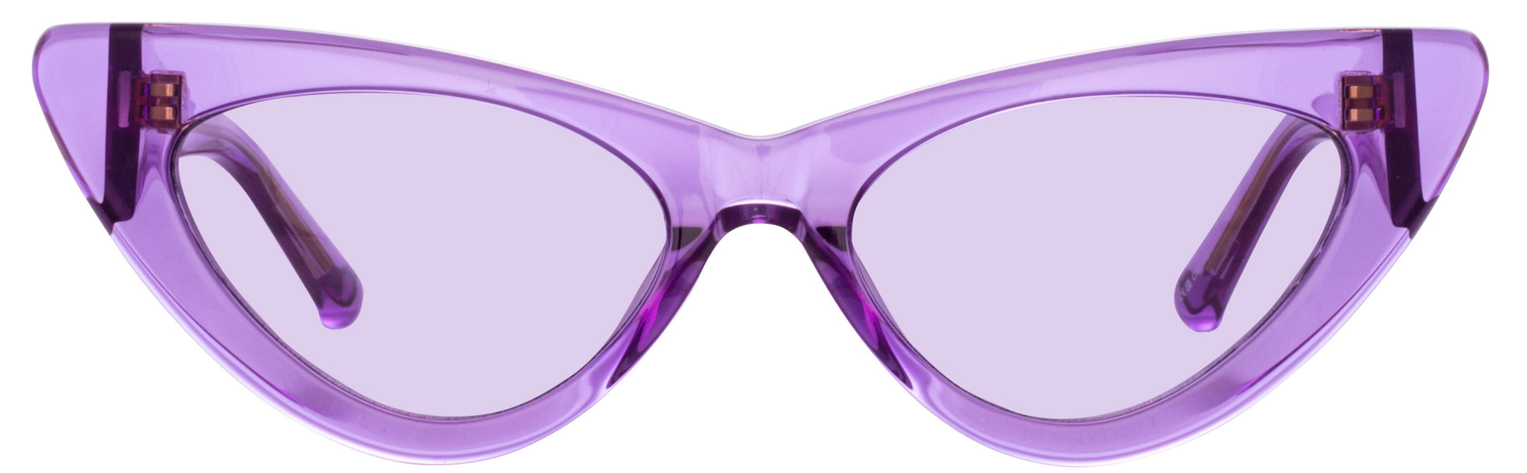 Color_ATTICO32C9SUN - The Attico Dora D-Frame Sunglasses in Purple