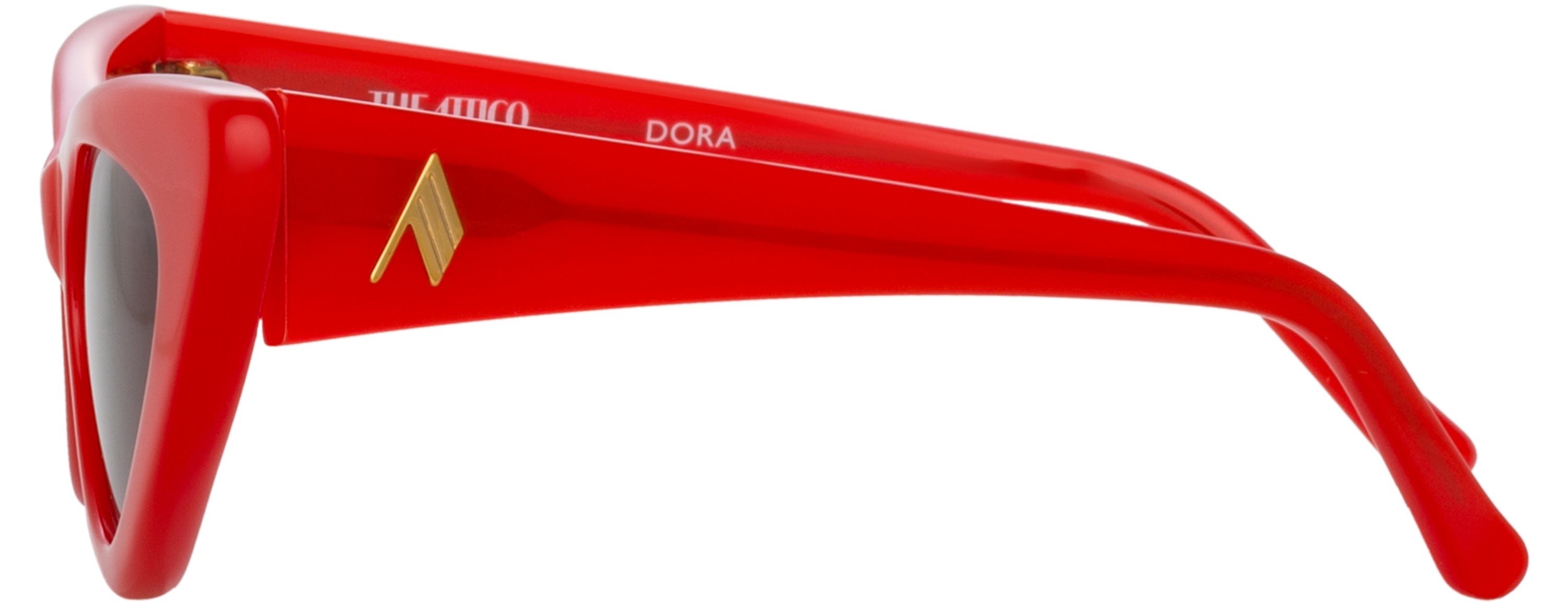 Color_ATTICO32C3SUN - The Attico Dora D-Frame Sunglasses in Red