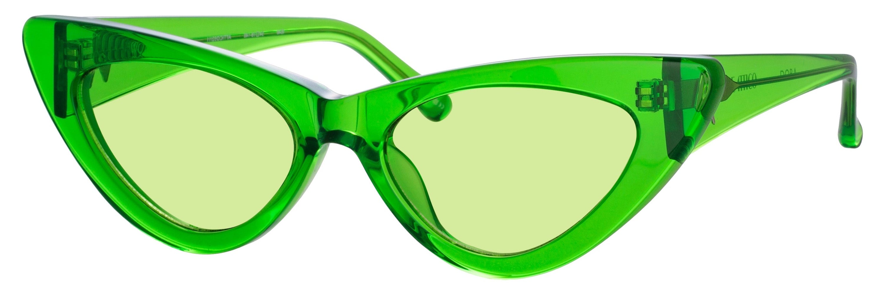 Color_ATTICO32C11SUN - The Attico Dora D-Frame Sunglasses in Green