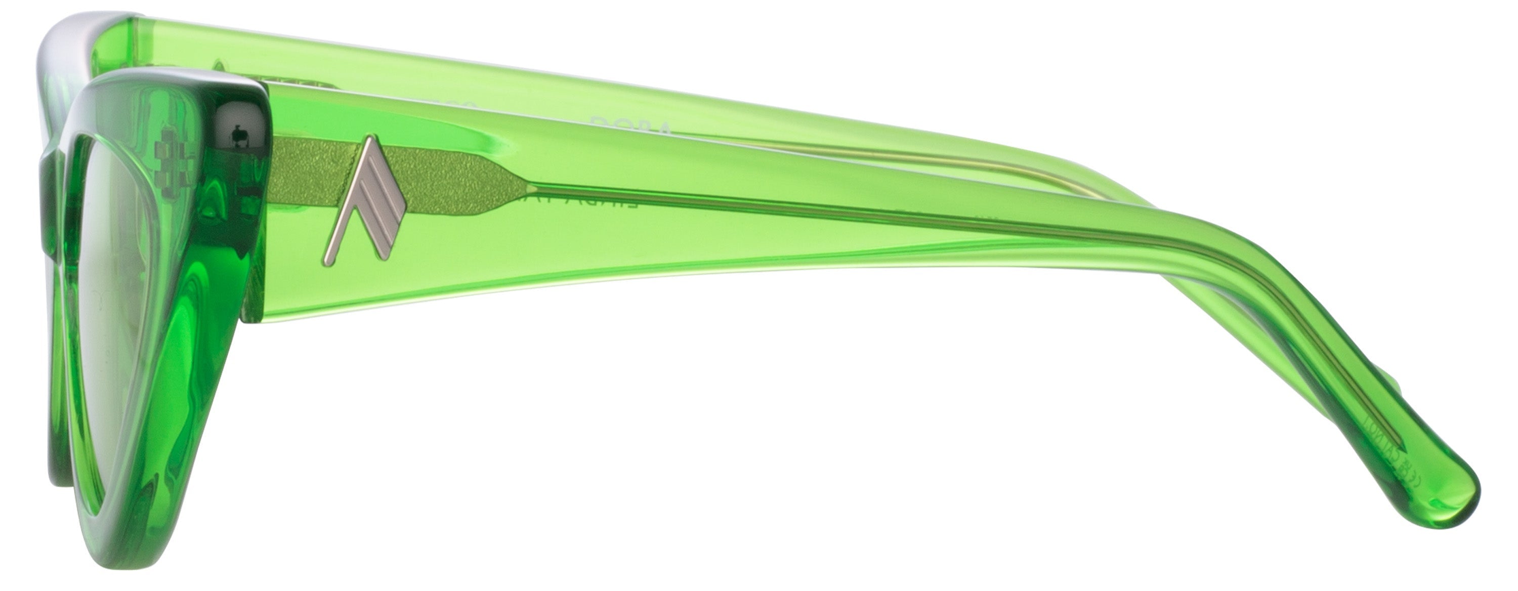 Color_ATTICO32C11SUN - The Attico Dora D-Frame Sunglasses in Green