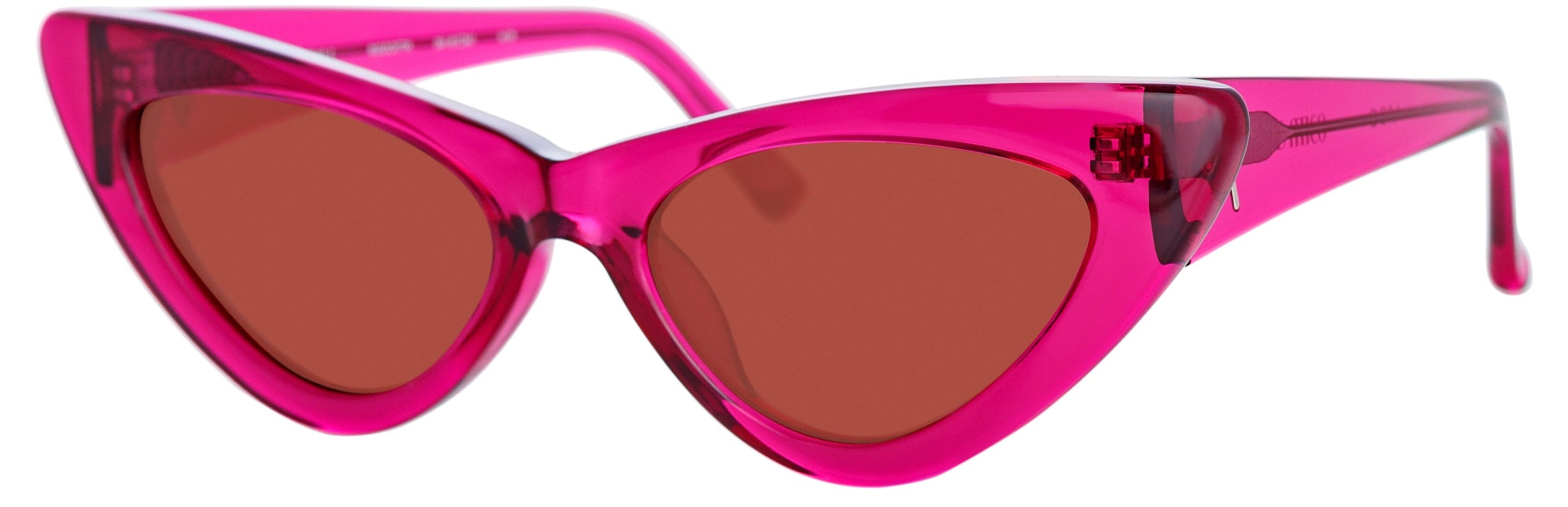 Color_ATTICO32C8SUN - The Attico Dora Cat Eye Sunglasses in Maroon