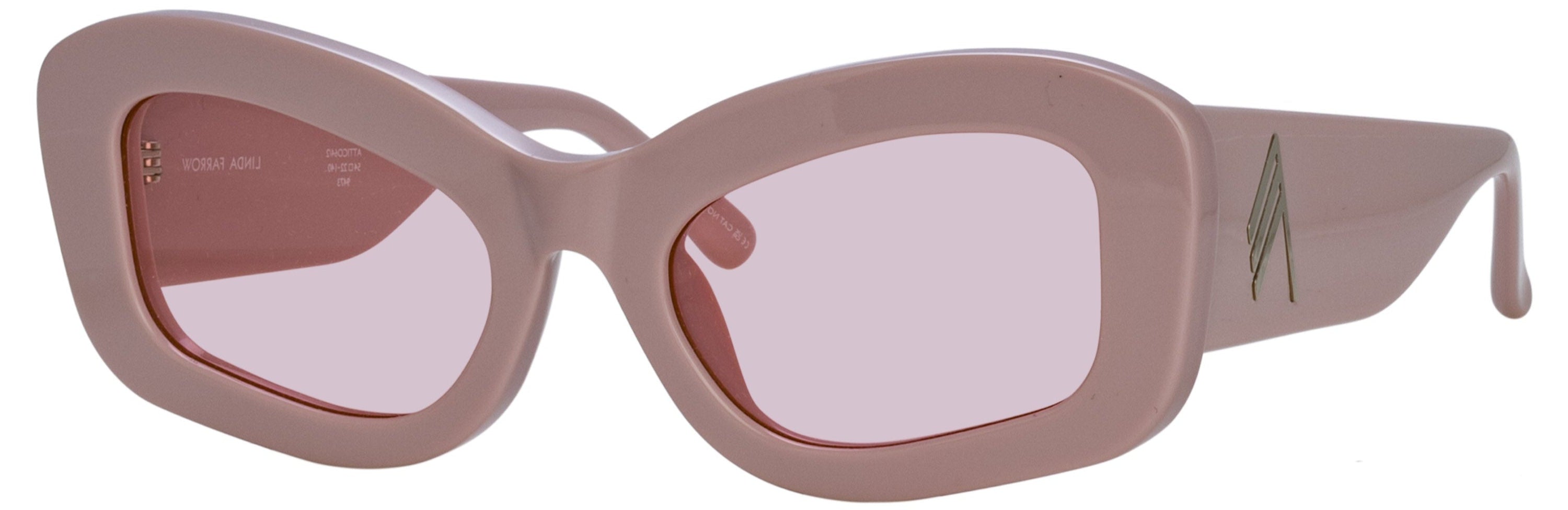 Color_ATTICO64C2SUN - The Attico Harry Cat Eye Sunglasses in Pink