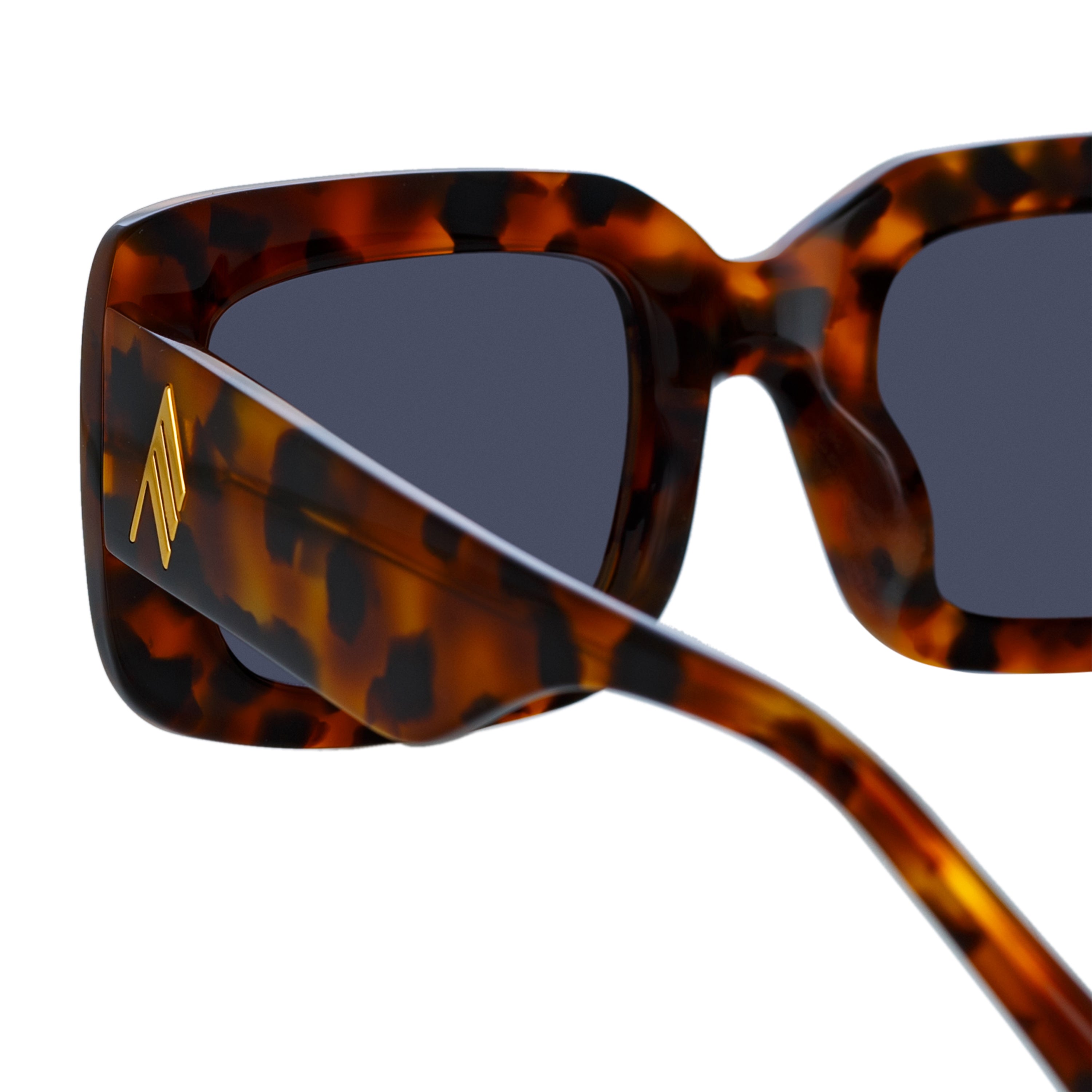Color_ATTICO40C2SUN - The Attico Jorja Rectangular Sunglasses Tortoise Shell