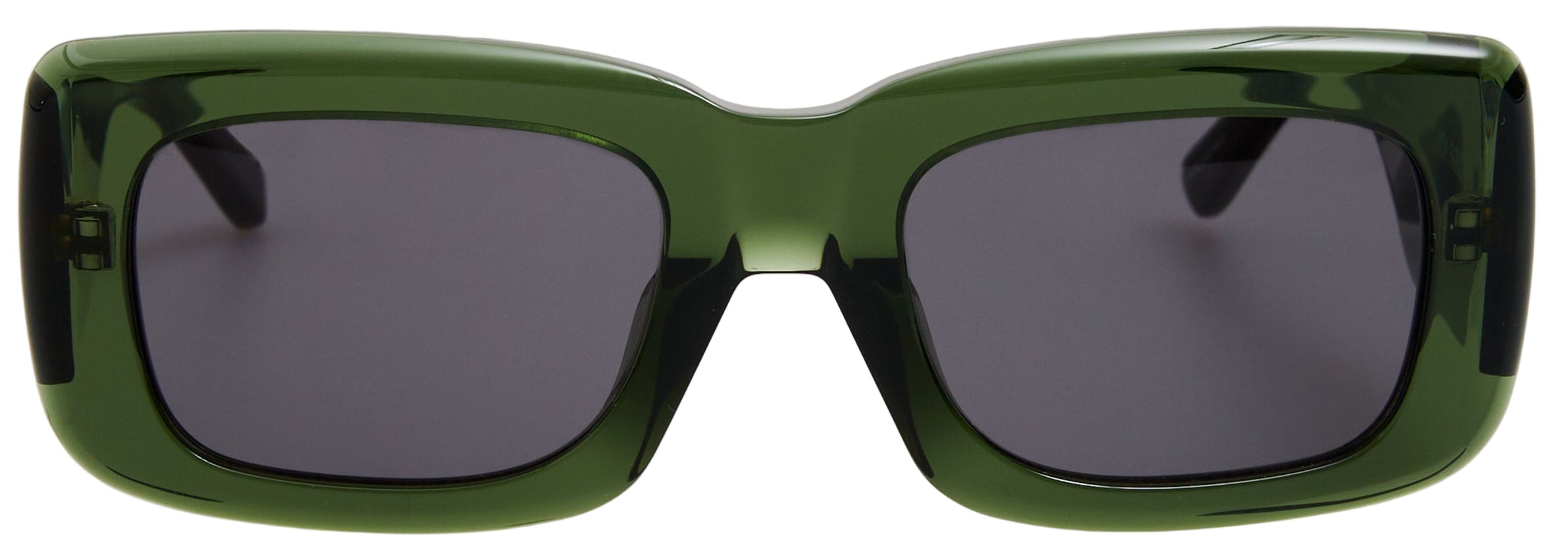 Color_ATTICO3C34SUN - The Attico Marfa Rectangular Sunglasses in Military Green
