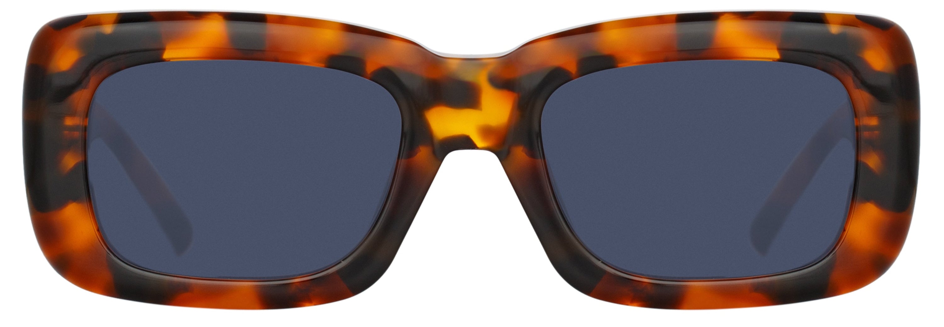 Color_ATTICO3C24SUN - The Attico Marfa Rectangular Sunglasses in Tortoiseshell and Blue Lenses