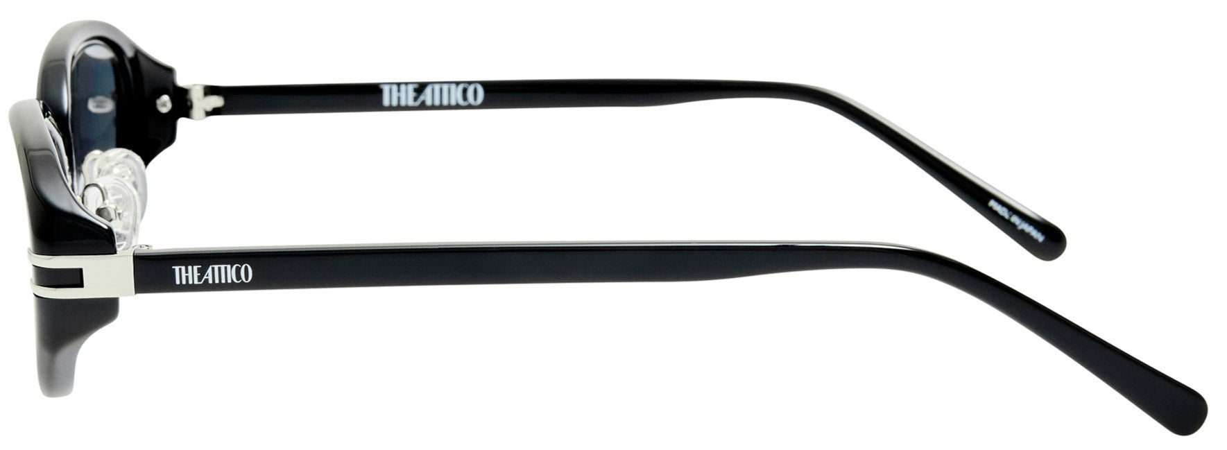 Color_ATTICO83C1SUN - The Attico Ambra Oval Sunglasses in Black and Grey