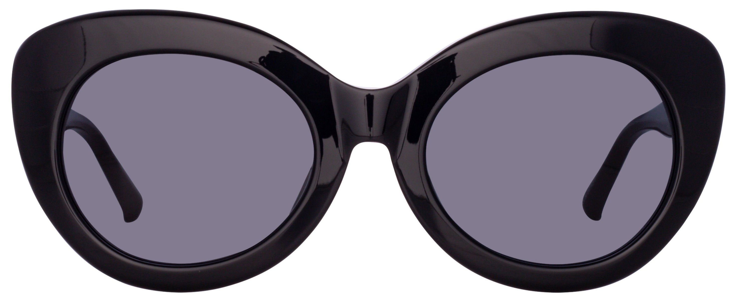 Color_ATTICO44C1SUN - Agnes Cat Eye Sunglasses in Black and Grey
