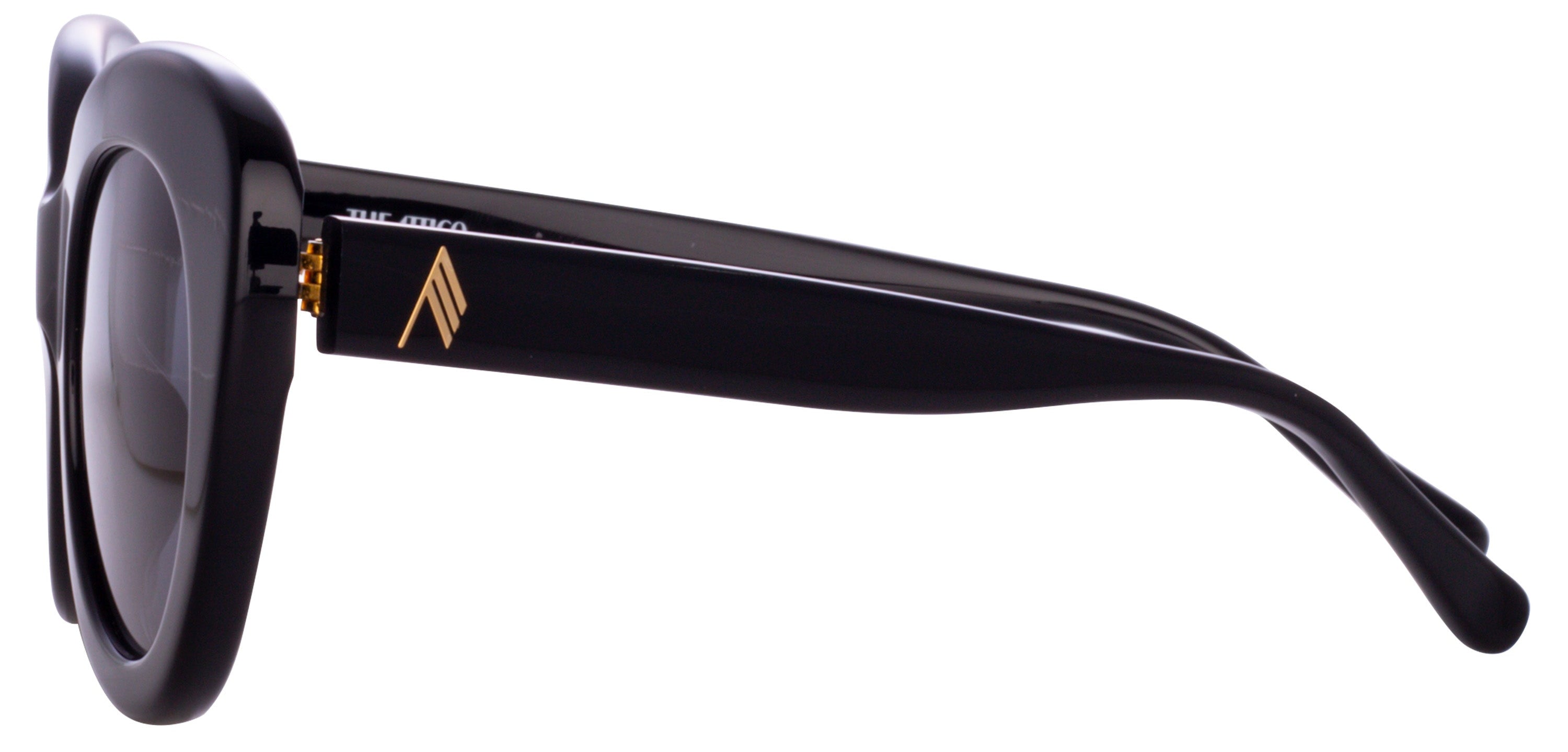 Color_ATTICO44C1SUN - Agnes Cat Eye Sunglasses in Black and Grey