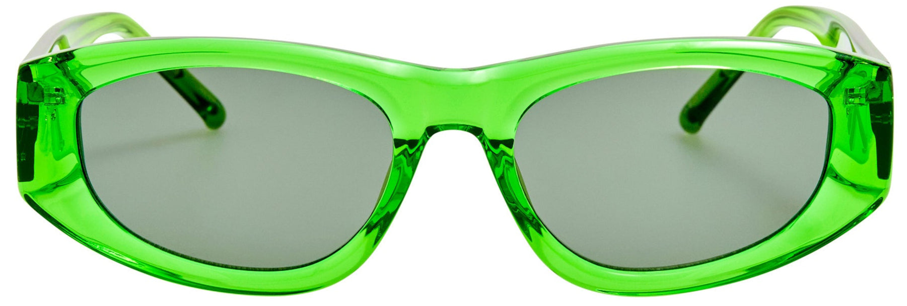Color_ATTICO80C2SUN - The Attico Maya D-Frame Sunglasses in Green and Green