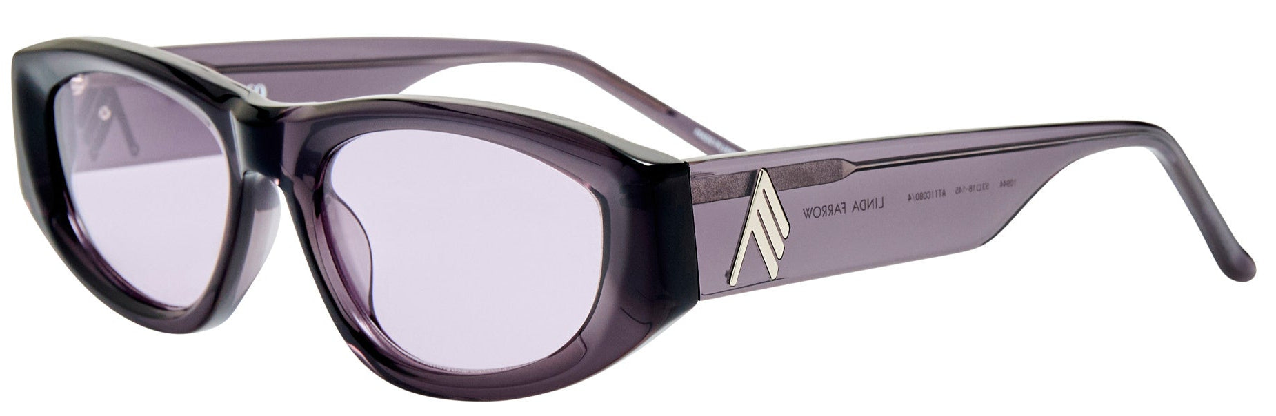 Color_ATTICO80C4SUN - The Attico Maya D-Frame Sunglasses in Purple and Purple 