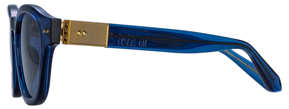Color_LFL1404C3SUN - Talbot D-Frame Sunglasses in Navy and Navy