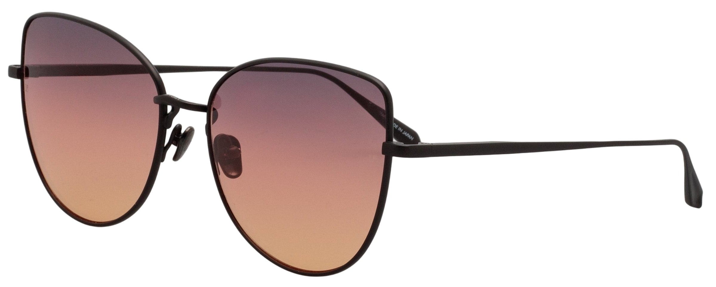 Color_LFL1336C10SUN - Eloise Cat Eye Sunglasses in Matt Nickel and Sunset 