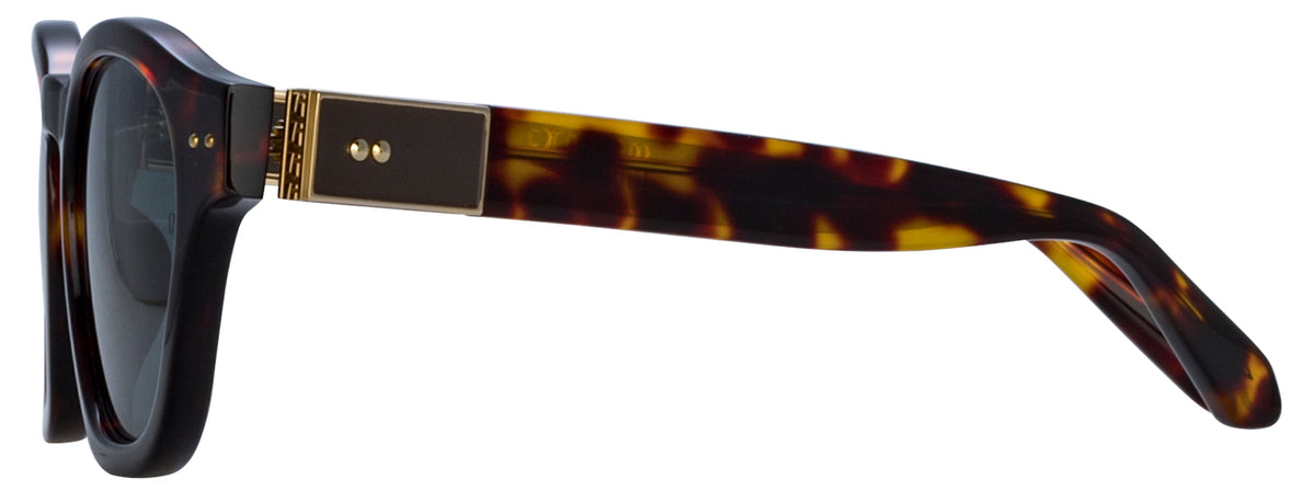 Color_LFL1404C2SUN - Talbot D-Frame Sunglasses in Tortoise Shell and Deep Green