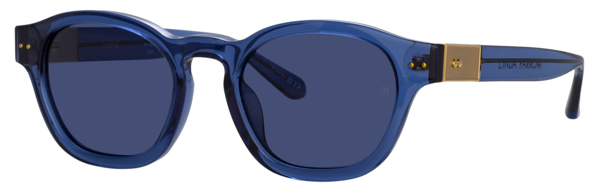 Color_LFL1404C3SUN - Talbot D-Frame Sunglasses in Navy and Navy
