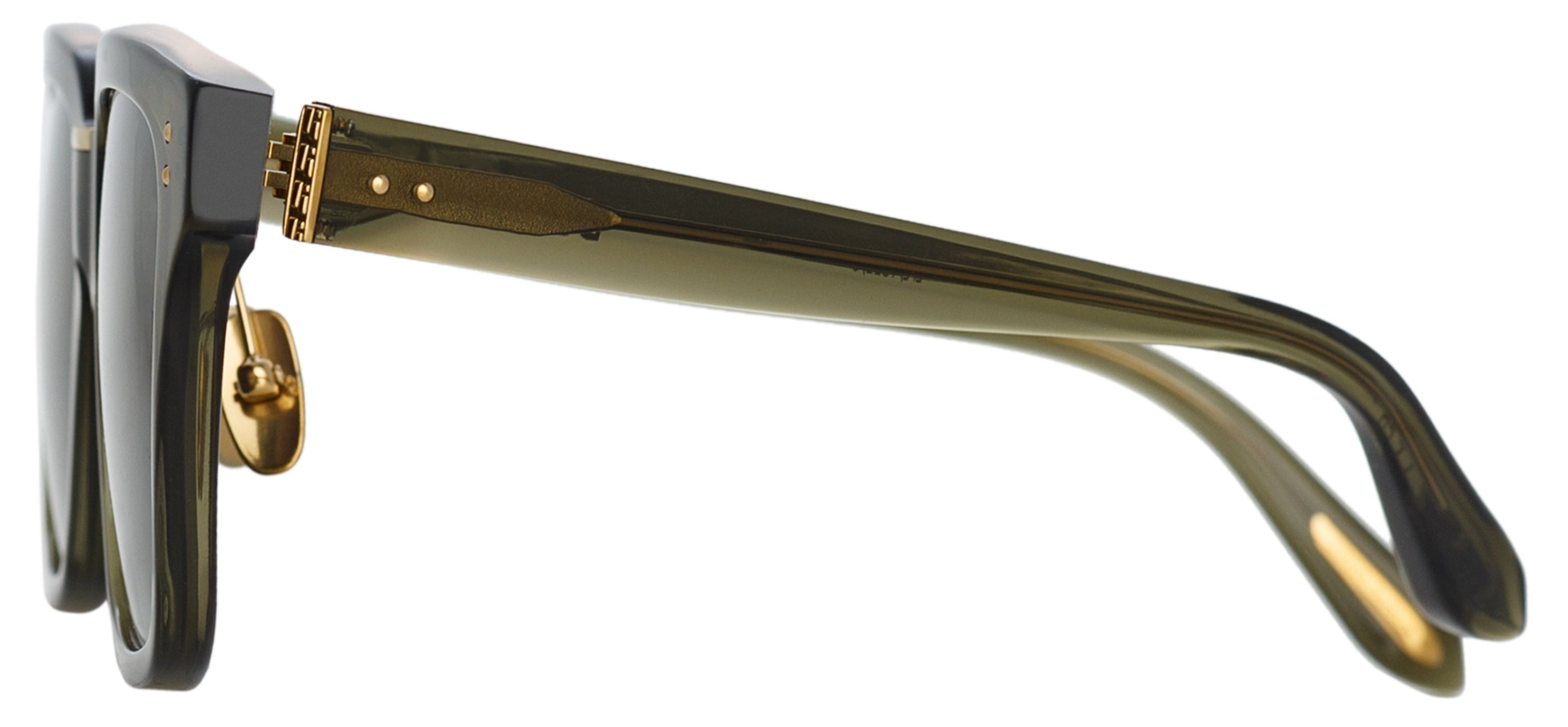 Color_LFL1322C6SUN - Desiree D-Frame Sunglasses in Green