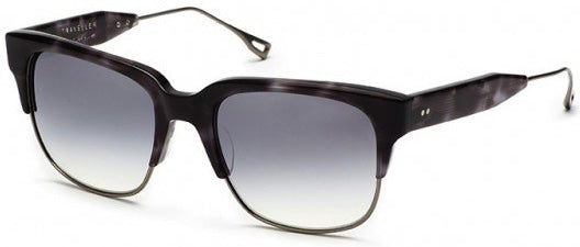 Color_Matte Grey Tortoise-Antique Silver W/ D. Grey To Clear-Silver Flash-Ar (19014-C-GRY-SLV-55)