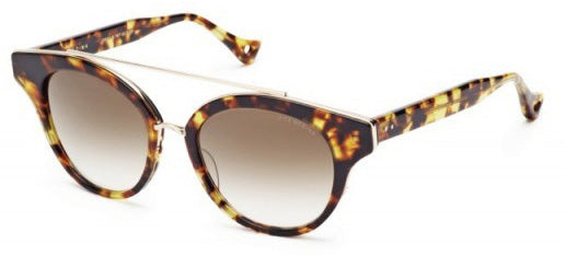 Color_Tokyo Tortoise - Shiny 12K Gold W/ Brown To Clear - Gold Flash - Ar (22023-B-TKT-GLD-52)