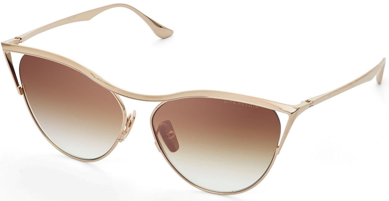 Color_DTS509-59-01 - White Gold / Dark Brown To Clear