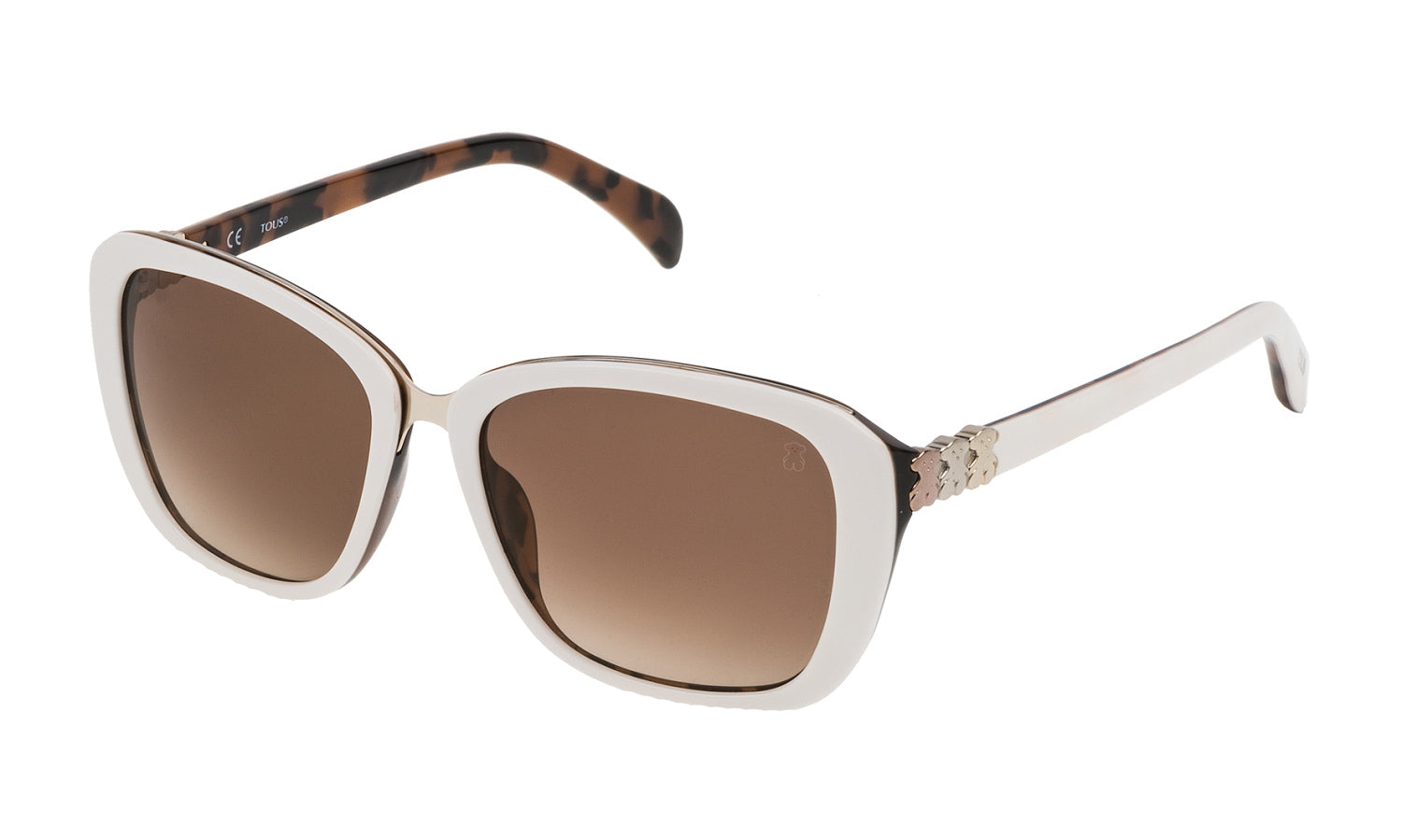 Color_9HZG - Shiny Full Ivory + Havana - Brown Gradient / Mirror Gold