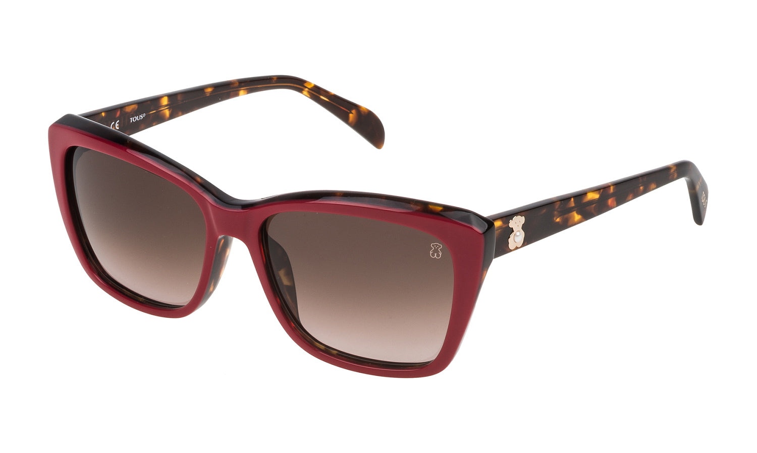 Color_0V57 - Red + Light Havana - Brown Gradient Pink