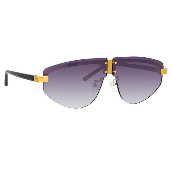 Color_MW253C4SUN - Matthew Williamson Hyacinth Aviator Sunglasses in Tortoiseshell