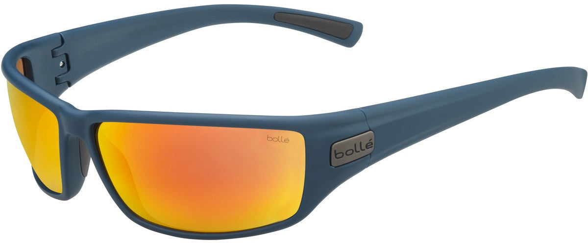 Color_12594 - Navy Matte - HD Polarized Brown Fire