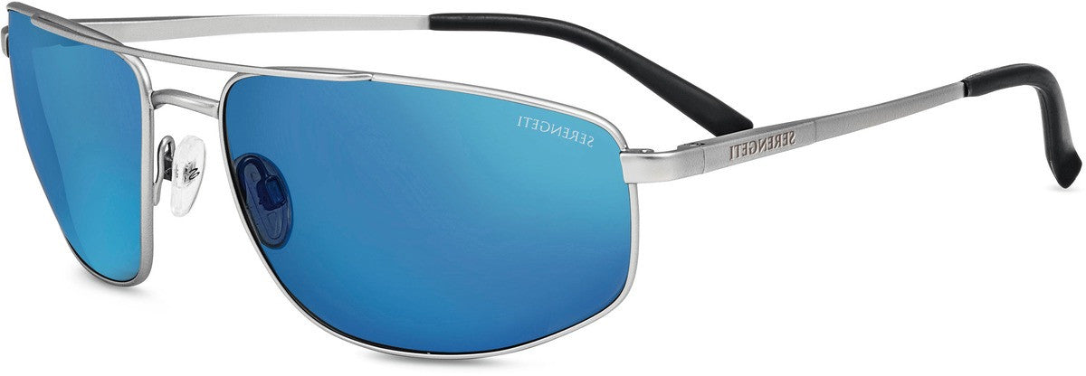 Color_8409 - Matte Silver - Mineral Polarized 555nm Blue Cat 2 to 3