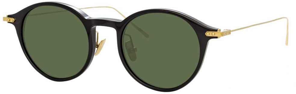 Color_LF06C8SUN - Linda Farrow Linear Arris C8 Oval Sunglasses