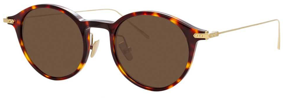 Color_LF06C9SUN - Linda Farrow Linear Arris C9 Oval Sunglasses