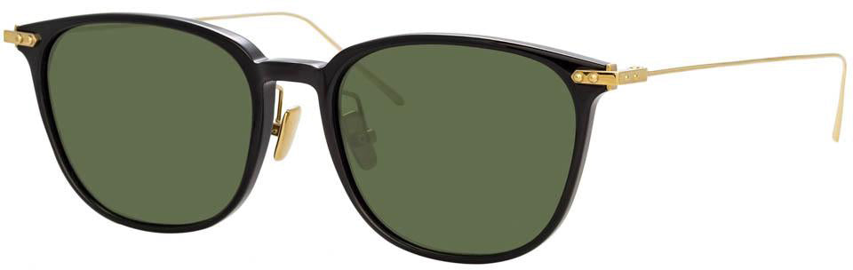 Color_LF07C8SUN - Linda Farrow Linear Wright C8 Rectangular Sunglasses