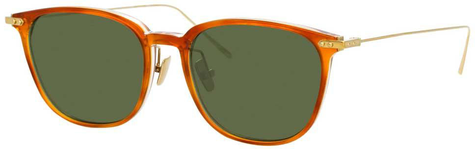 Color_LF07AC11SUN - Linda Farrow Linear Wright A C11 Rectangular Sunglasses