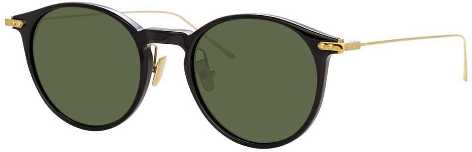 Color_LF08C6SUN - Linda Farrow Linear Chevron C6 Oval Sunglasses