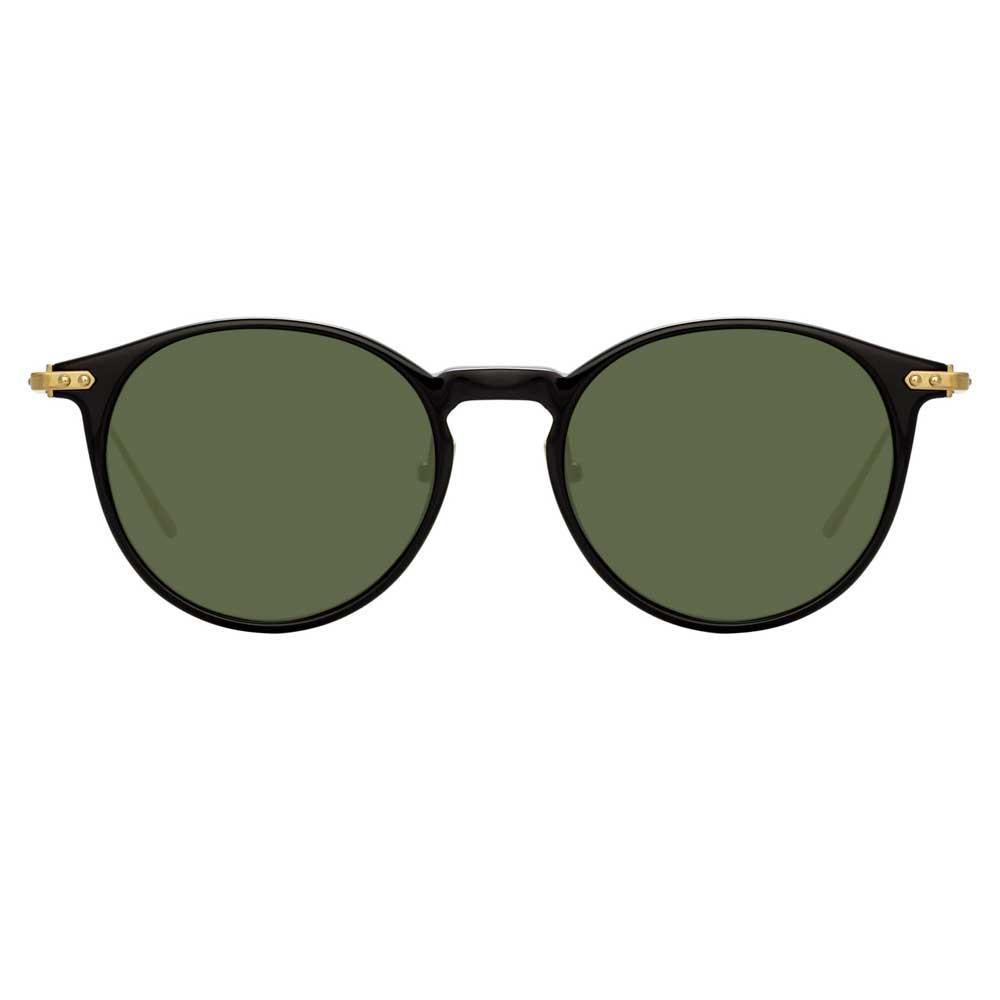 Color_LF08C6SUN - Linda Farrow Linear Chevron C6 Oval Sunglasses