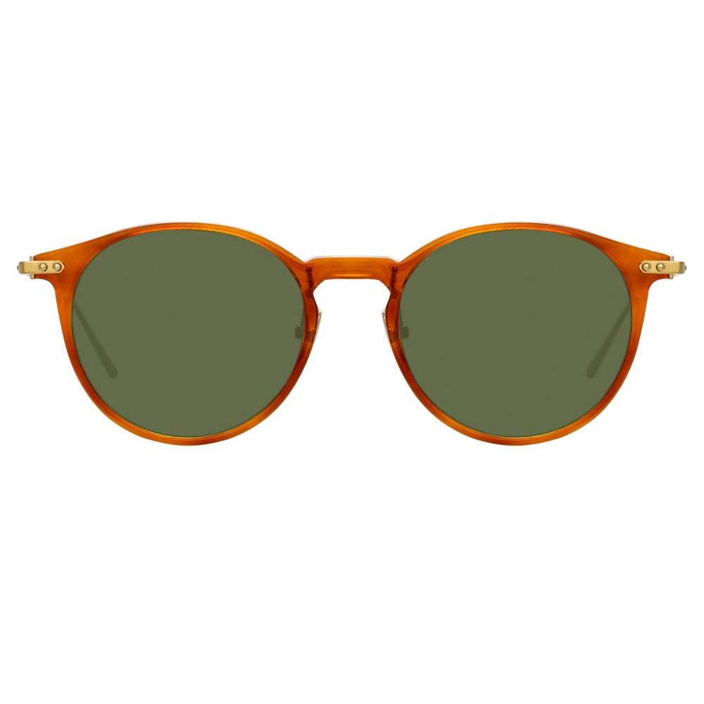 Color_LF08C8SUN - Linda Farrow Linear Chevron C8 Oval Sunglasses