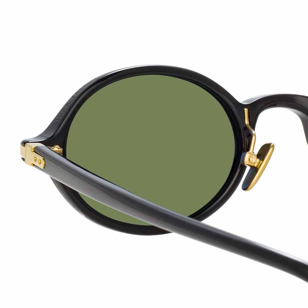 Color_LF11C6SUN - Linda Farrow Linear Eaves C6 Oval Sunglasses