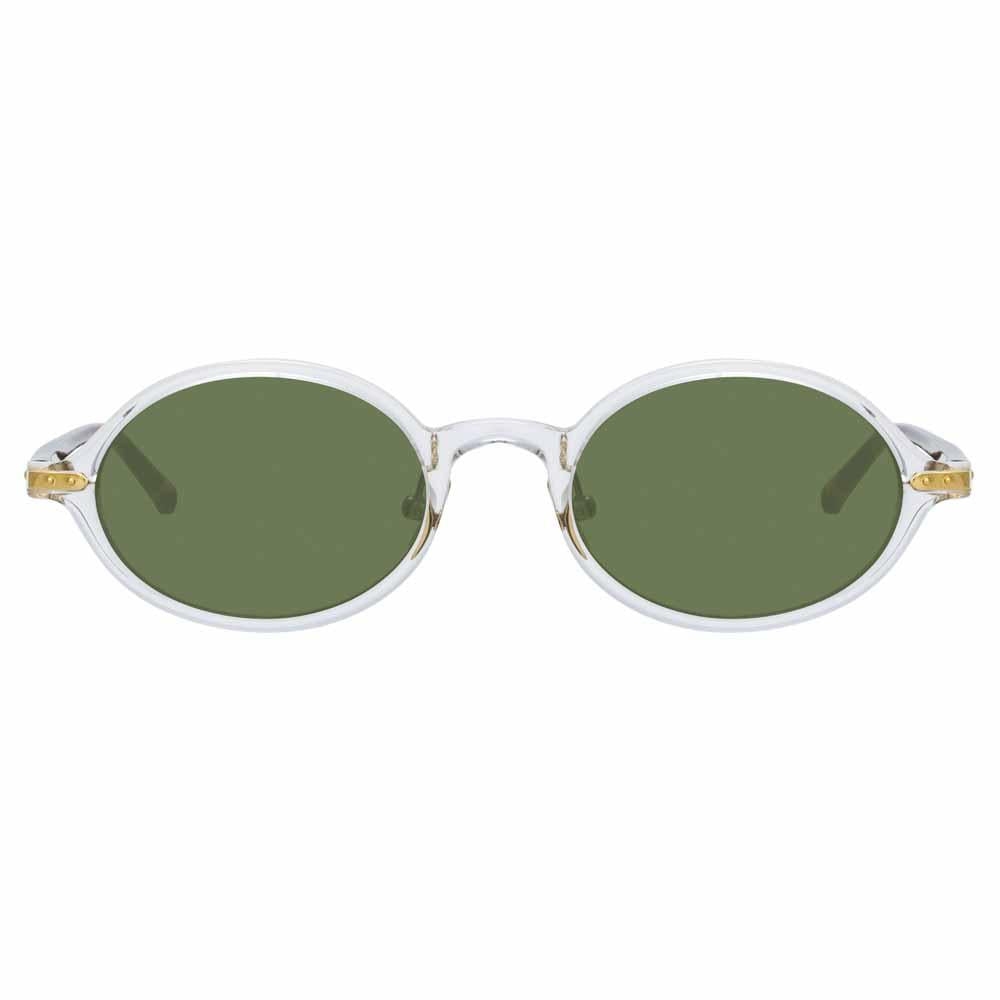Color_LF11C8SUN - Linda Farrow Linear Eaves C8 Oval Sunglasses