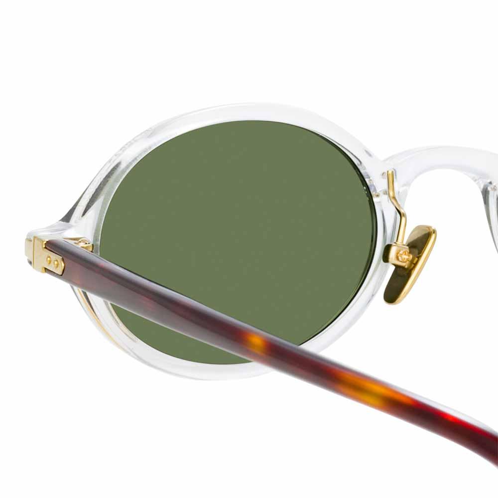 Color_LF11C8SUN - Linda Farrow Linear Eaves C8 Oval Sunglasses