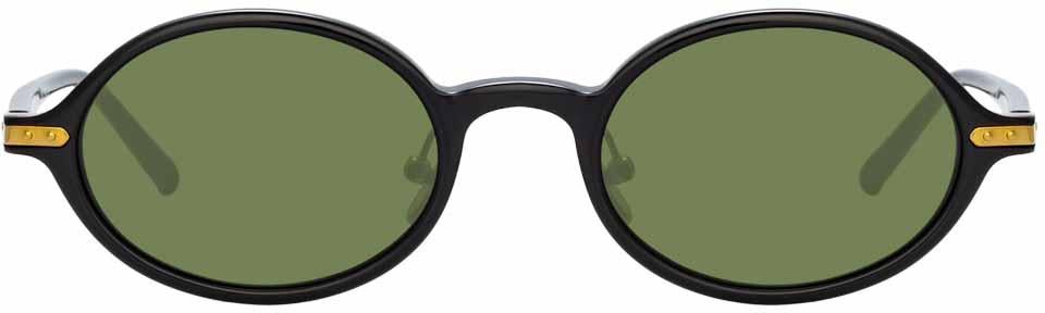 Color_LF11AC6SUN - Linda Farrow Linear Eaves A C6 Oval Sunglasses