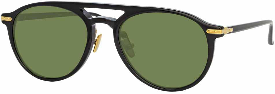 Color_LF23C5SUN - Linda Farrow Linear Ando C5 Aviator Sunglasses