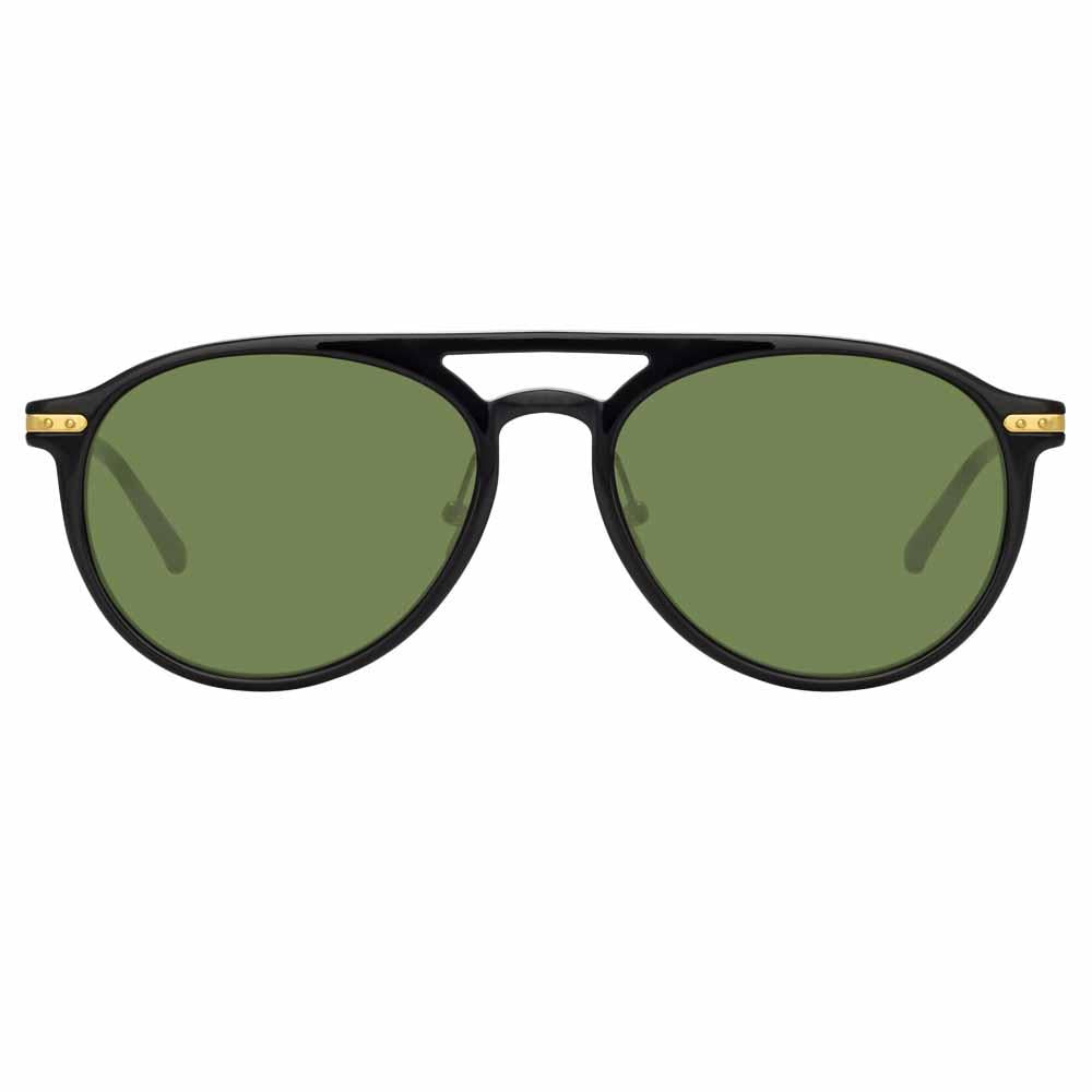 Color_LF23C5SUN - Linda Farrow Linear Ando C5 Aviator Sunglasses